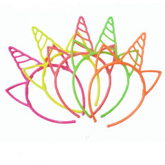 Vincha plástica x 12unidades.