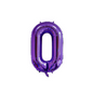 Globo numero metalizado violeta 40cm x 1u.
