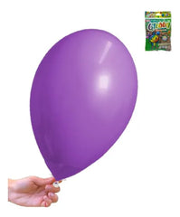 Globo 12" colores liso  x 25u.
