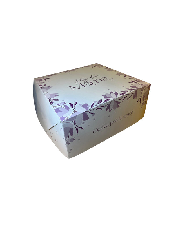 Caja torta feliz día 27x27x12cm x 10un.