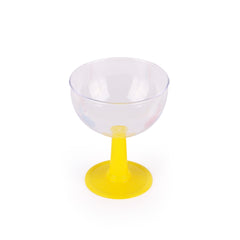 Copa champagne pie alto x 6u.