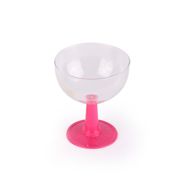 Copa champagne pie alto x 6u.