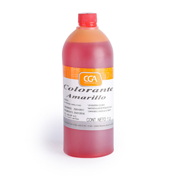 Colorante líquido amarillo x 1 litro