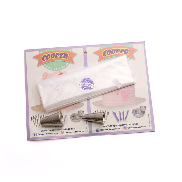 Set para decorar tortas y cupcakes x 1u.