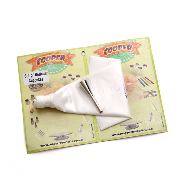 Set para rellenar cupcakes x 1u.