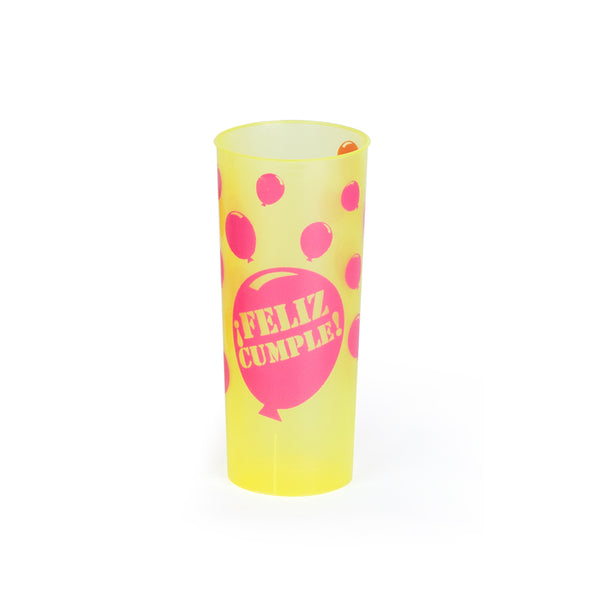 Vaso trago largo PP globo x 25u.