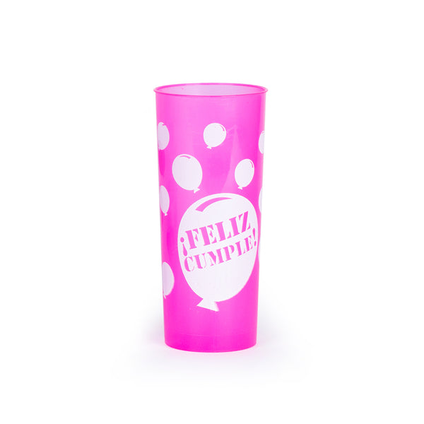 Vaso trago largo PP globo x 25u.