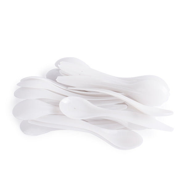 Cuchara sundae europea blanca eco x 1000u.