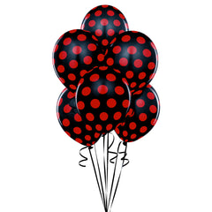 Globo impreso con lunares  12" x 12u.