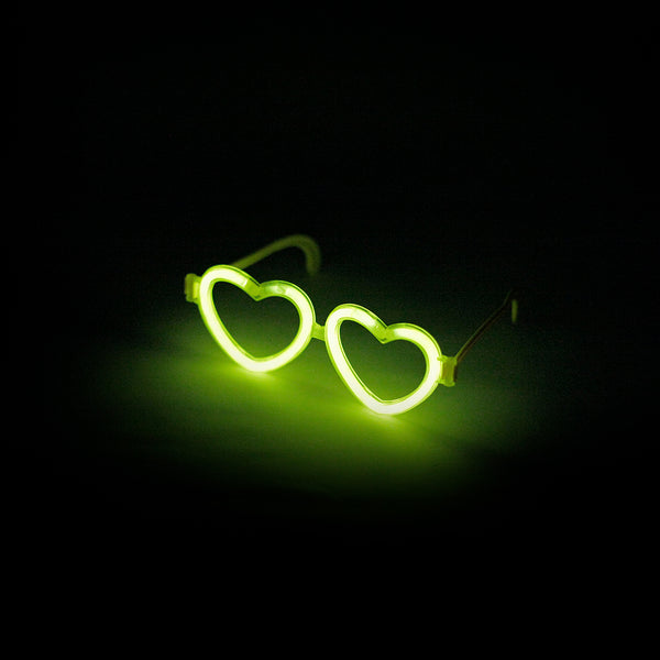 Lente luminoso corazón x 1u.