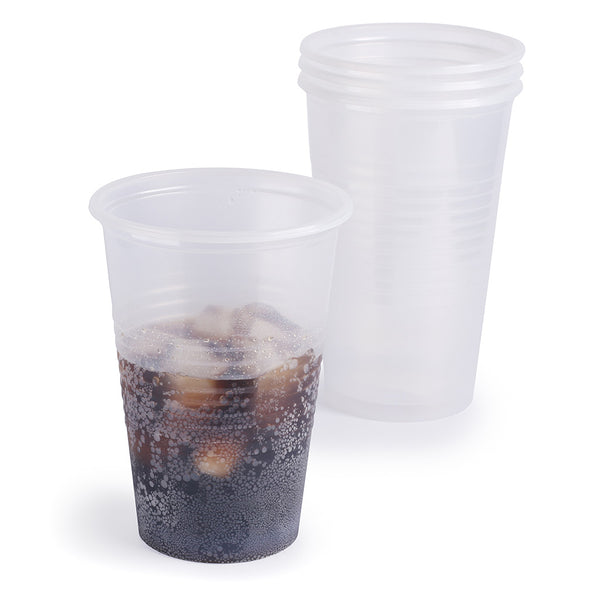 Vaso plástico natural PP x 50u.