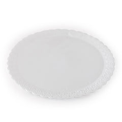 Plato blonda redondo x paq.