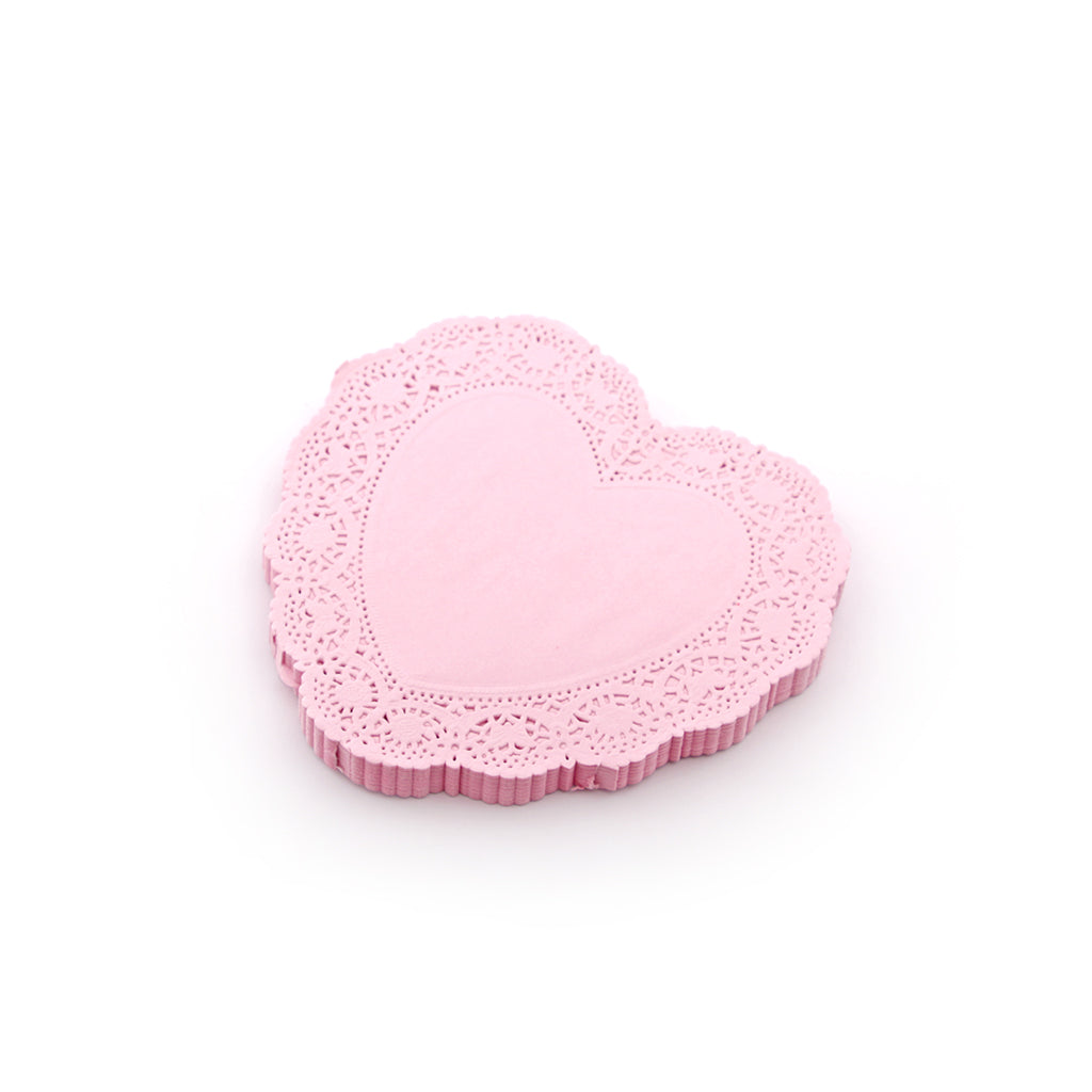 Blonda corazón 15cm x 100u.