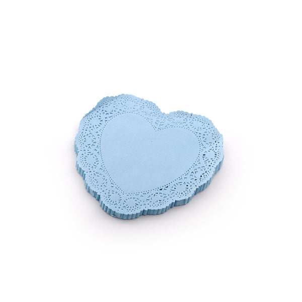 Blonda corazón 15cm x 100u.