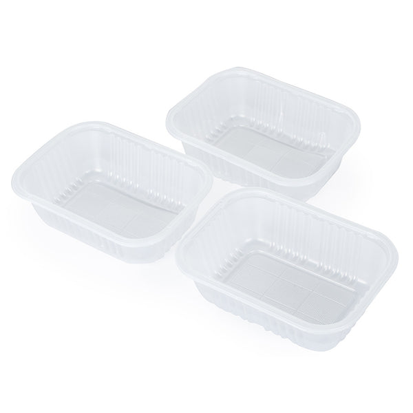 Bandeja plástica PP Amcor x 100u.