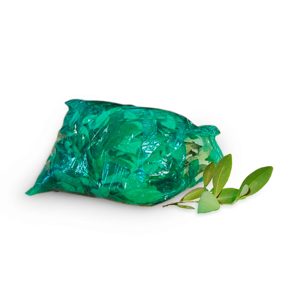 Bolsa verde para hoja de coca x 1000un.