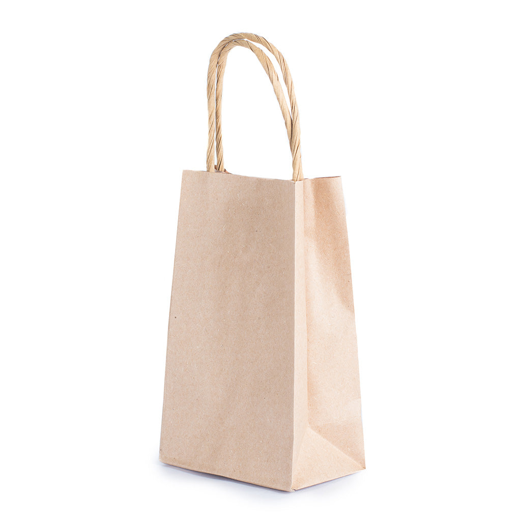 Bolsa papel con manija (KP 0) 9x15x5cm x 20u.