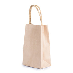 Bolsa papel con manija (KP 0) 9x15x5cm x 20u.