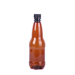 Botella 500cc PET cerveza ambar x 8u.