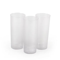 Vaso trago largo PP natural x 250u.