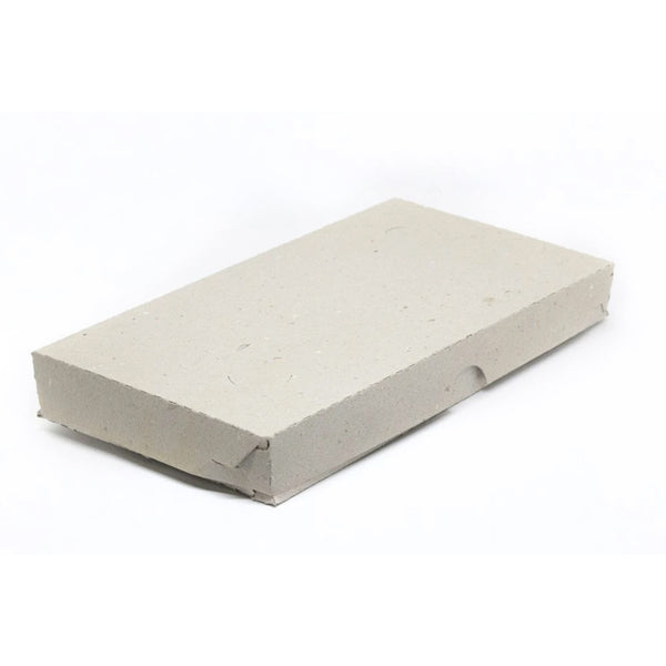 Caja media pizza gris x paq.