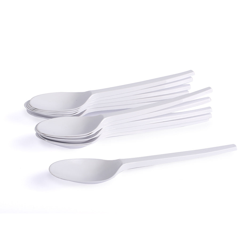 Cuchara sopera blanca x 25u.