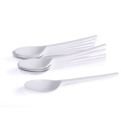 Cuchara sopera blanca x 25u.