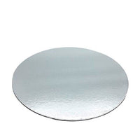 Disco soporte torta plata x 25u.