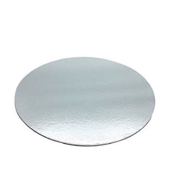 Disco soporte torta plata x 25u.