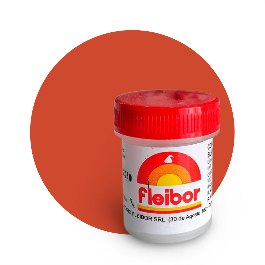 Colorante en pasta rojo x 4u.