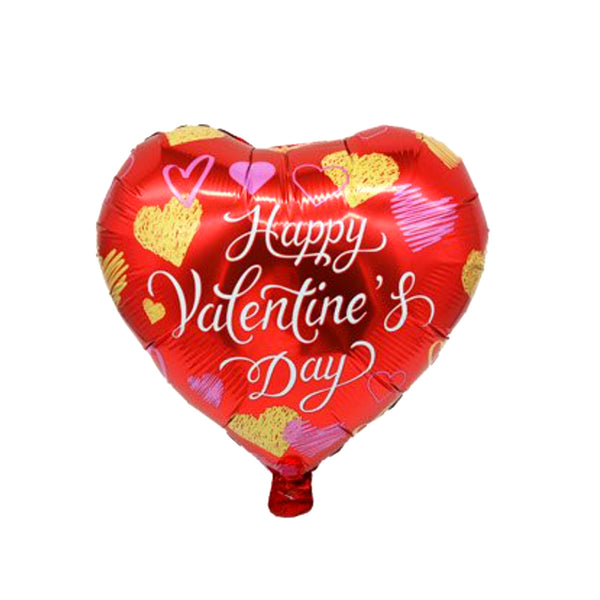 Globo met. 45cm corazón x 1u.