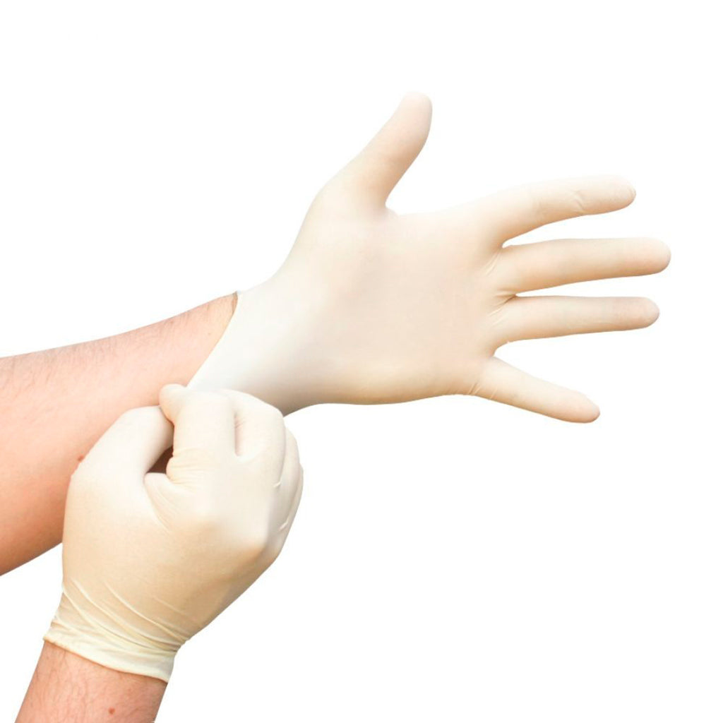 Guante de látex x 100u.