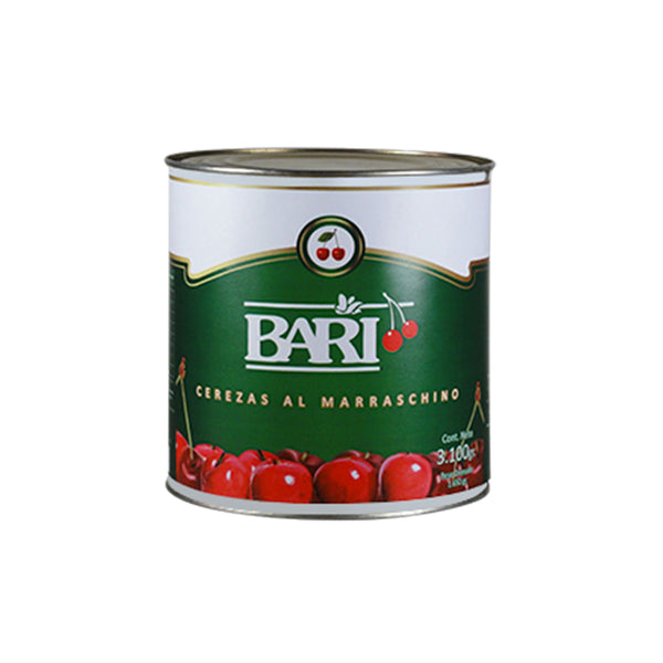 Cerezas en almíbar por 3,1kg x 1u.