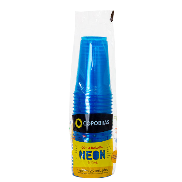 Vaso neon 300ml x 25u.