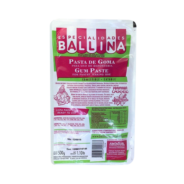Pasta de goma x 500gr.