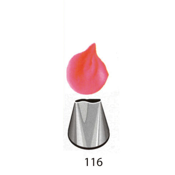 Pico "Punta de petalos " grande x 1u.