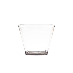 Pote plástico 180ml sin tapa PS x 10u.