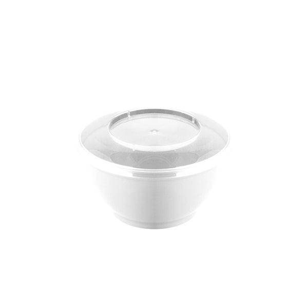Pote plástico 100ml con tapa PS x 10u.