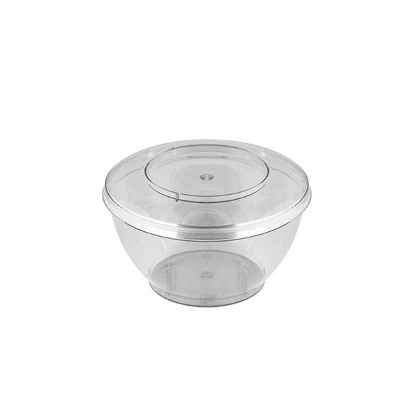 Pote plástico 100ml con tapa PS x 10u.
