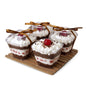 Pote plástico 180ml con tapa PS x 10u.