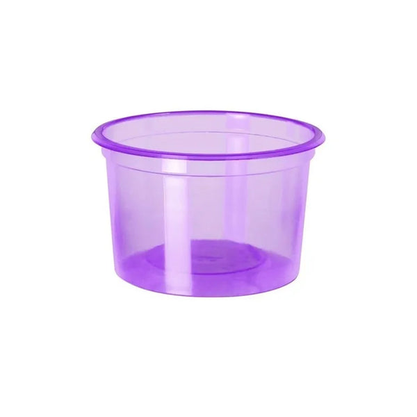 Pote plástico 175ml violeta PP x 50u.