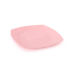 Plato plástico cuadrado 22x22cm x 10u.