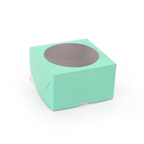 Caja mini torta con visor x 25u.