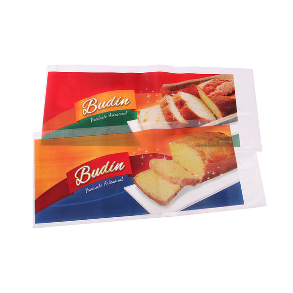 Bolsa pp imp. budin 15x35 x 100u.