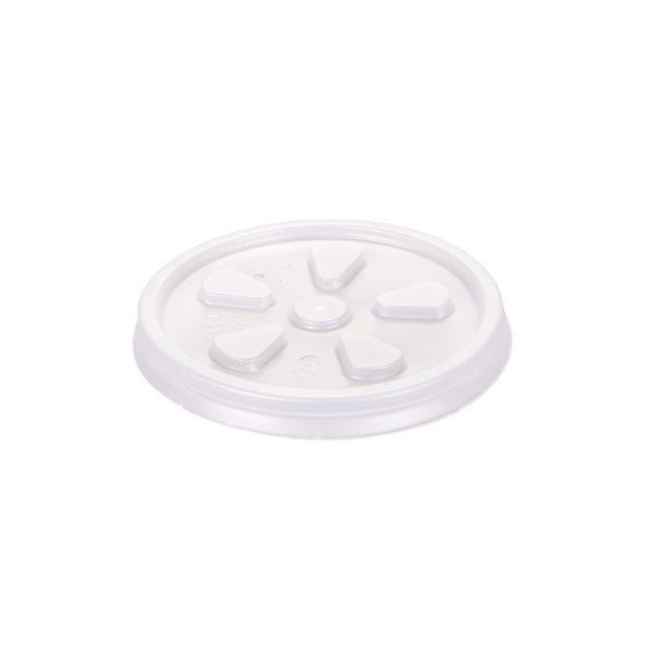 Tapa vaso térmico cristal con respirador x 1paq. Isopor