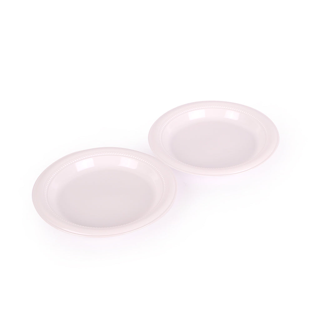 Plato plástico hondo blanco 12cm x 10u.