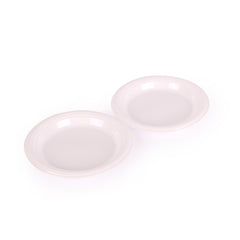 Plato plástico hondo blanco 12cm x 10u.