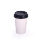 Tapa polipapel negra para café x 50u. PAPER FOOD