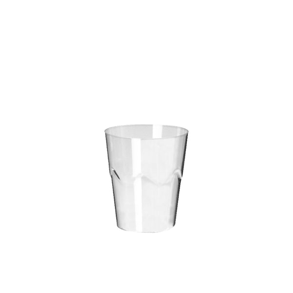 Vaso mini cónico cristal PS x 10u.