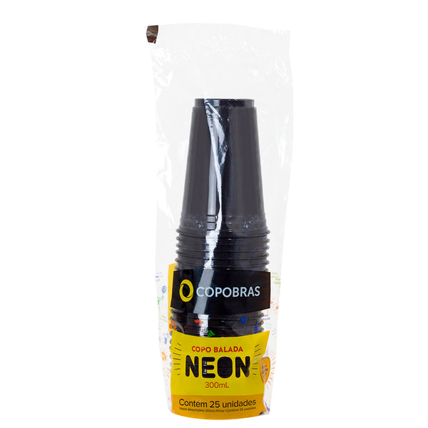 Vaso neon 300ml x 25u.